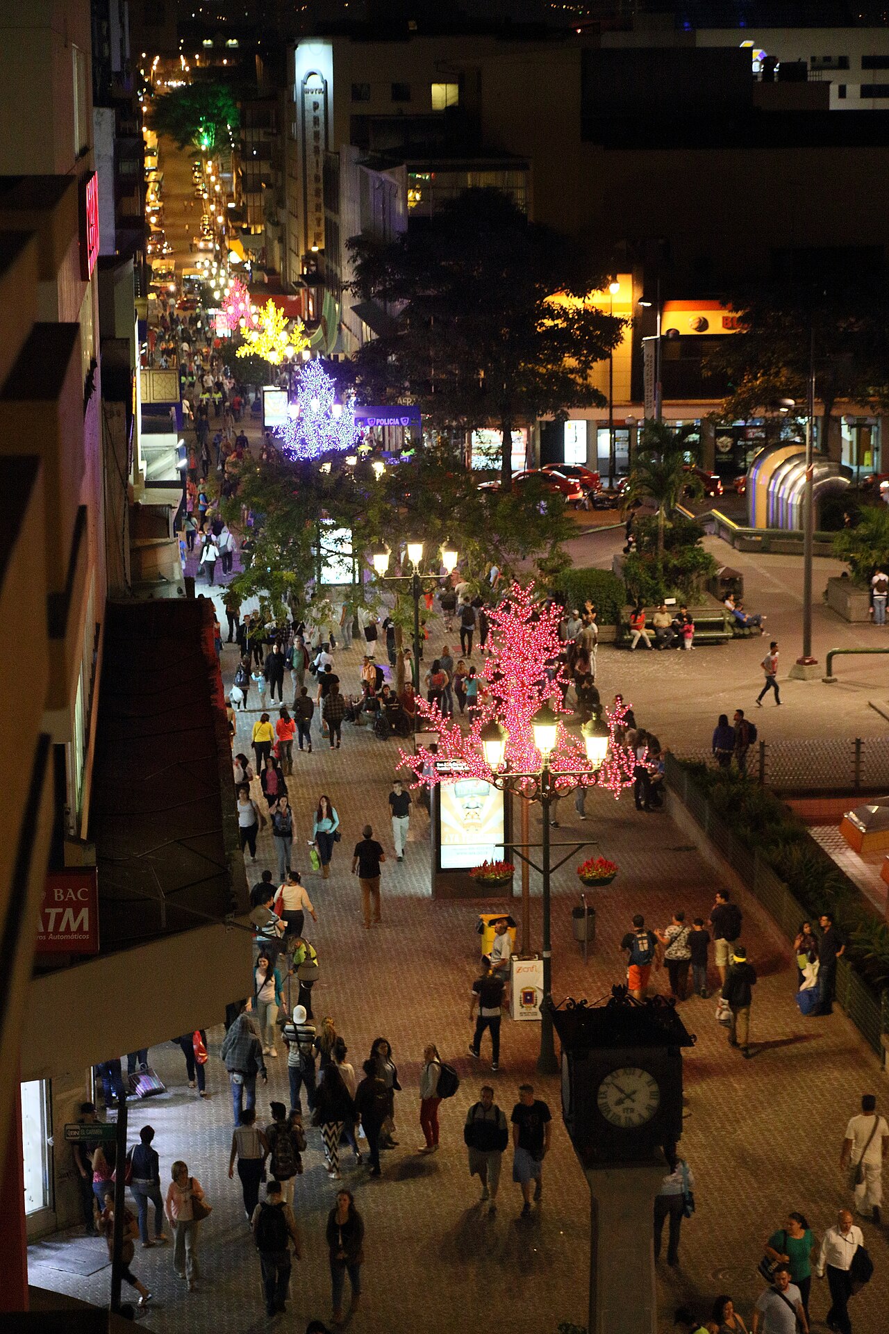 Boulevard piéton de l’Avenida Central